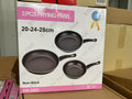 3 pieces frying pans￼