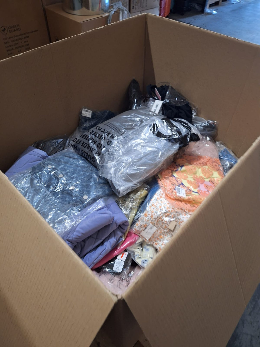 ASOS clothing pallets