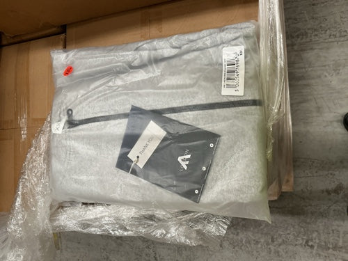 Grey zip hoody XXL