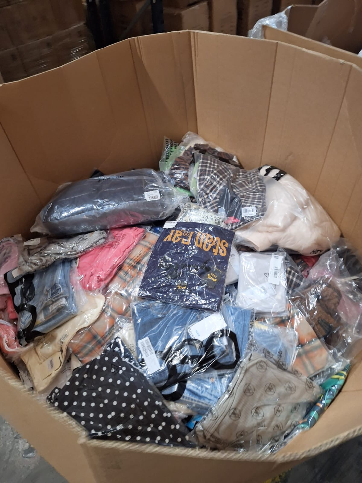 ASOS clothing pallets
