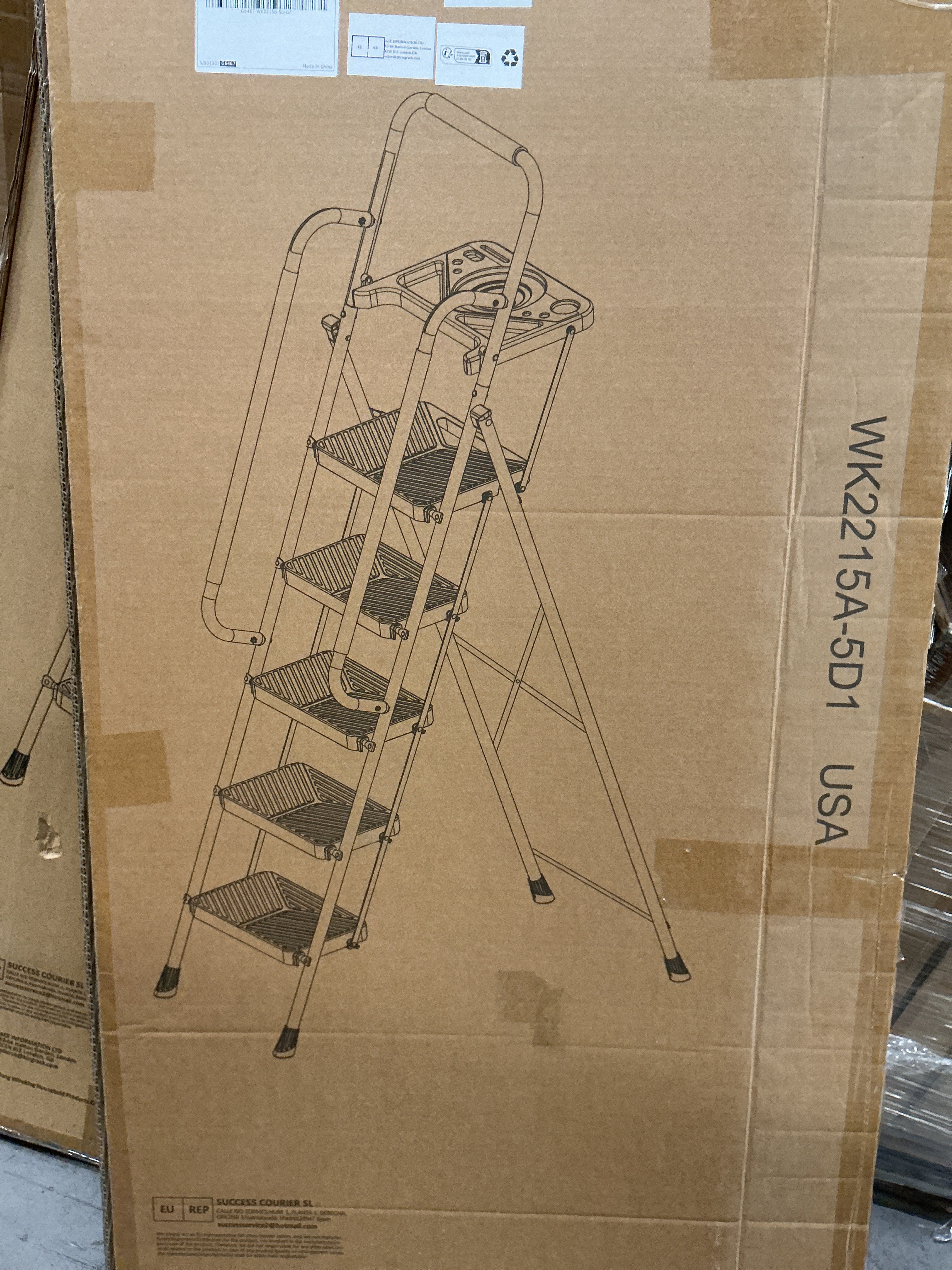 Five step ladder