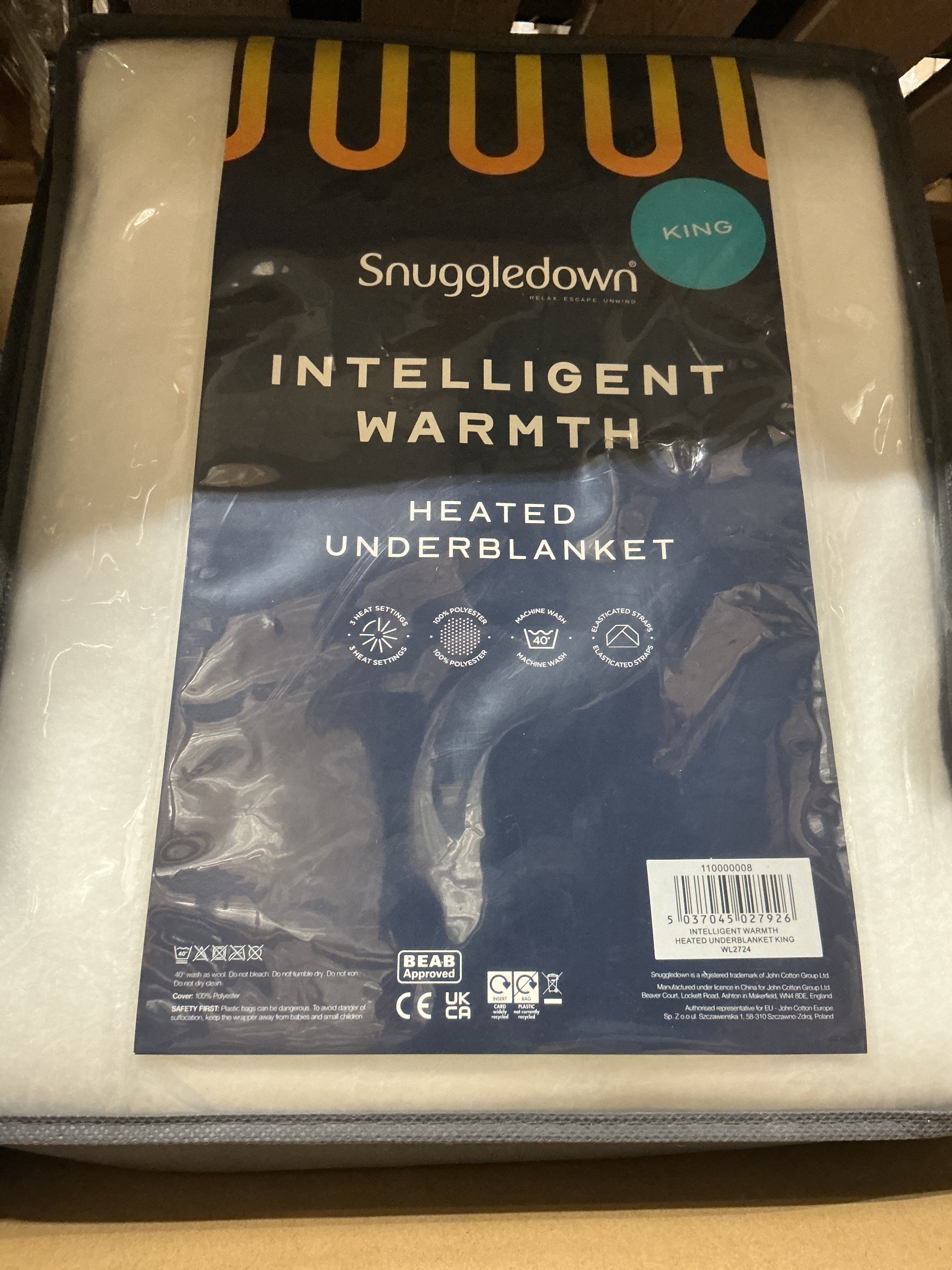 King size electric blanket