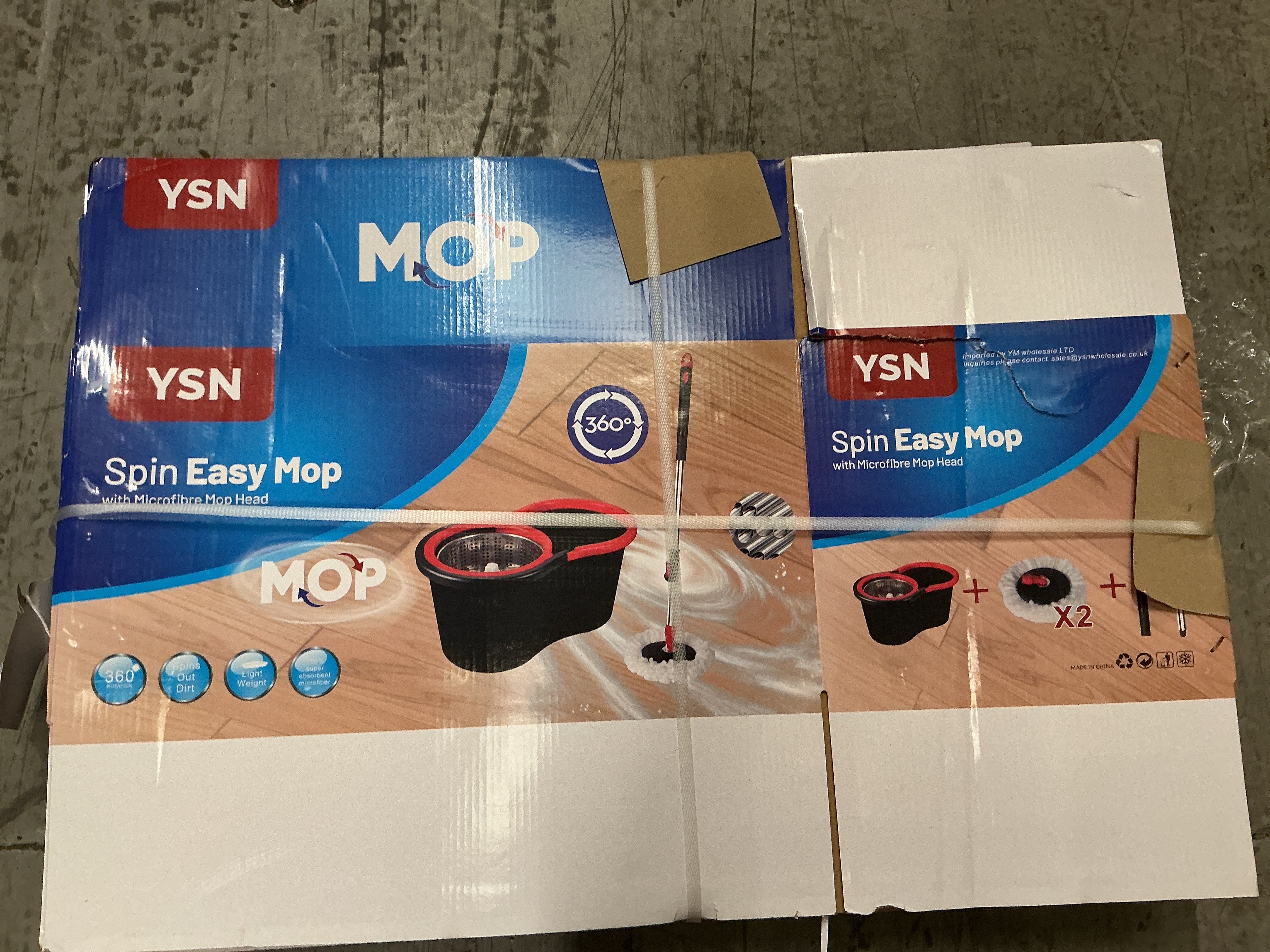 Spin mops pack of 25